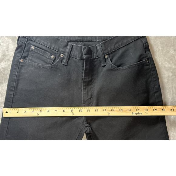 Levis 541 Mens Size 31x30 Black Jeans Dark Wash Straight Leg - Picture 4 of 13